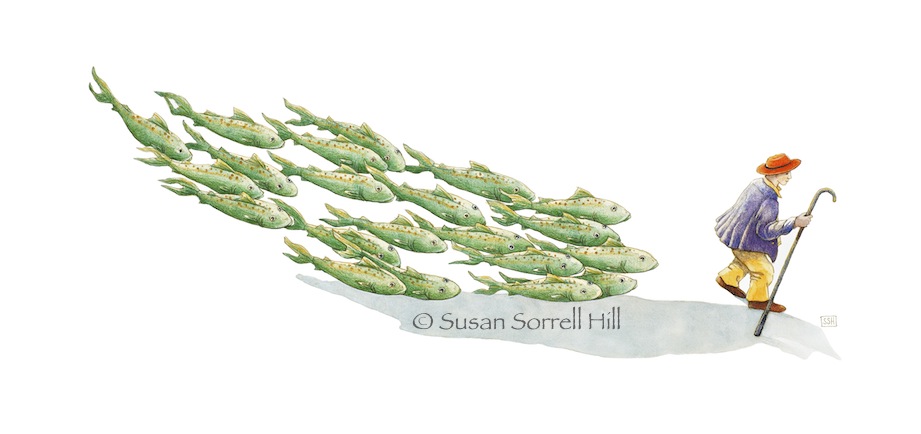 Fish Herder by Susan Sorrell Hill
